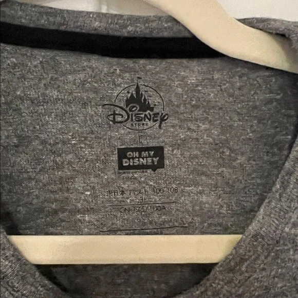 Disney Gray Tank Top with Gold Crown and Black Print - Picture 2 of 2
